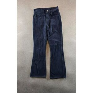 Vintage 70s‎ Big Yank Union Made Bootcut Flare Denim Jeans Mens 28x28 Indigo